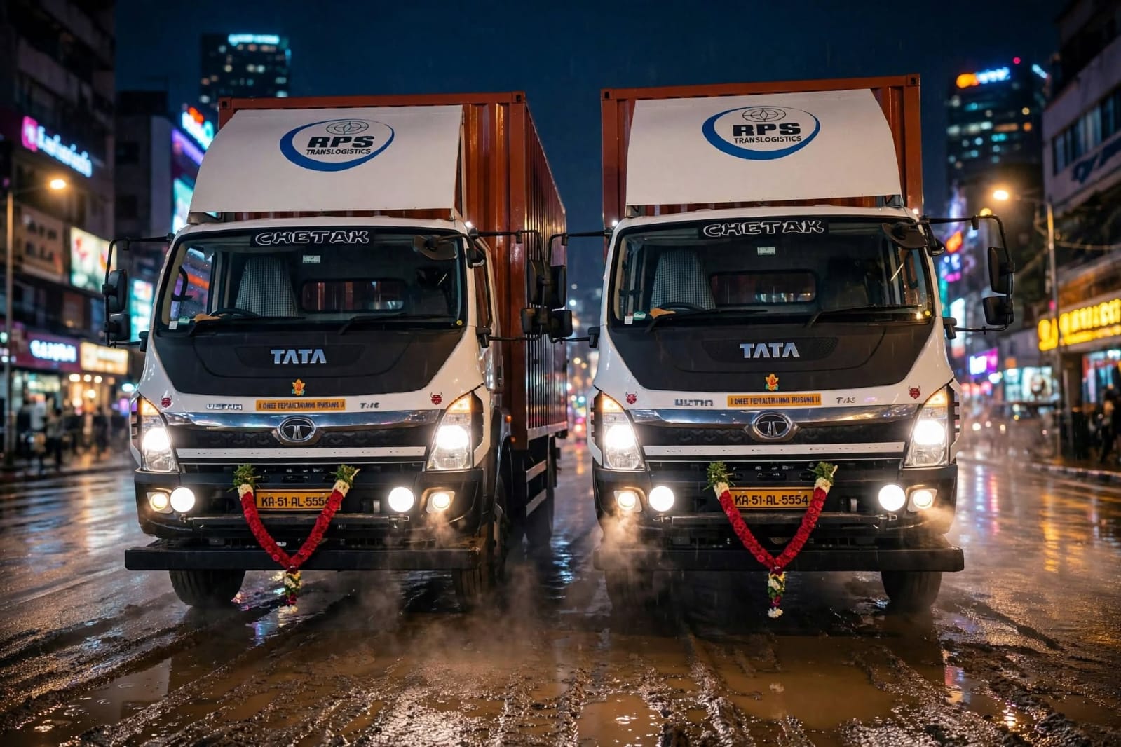 RPS Translogistics Eicher truck front view